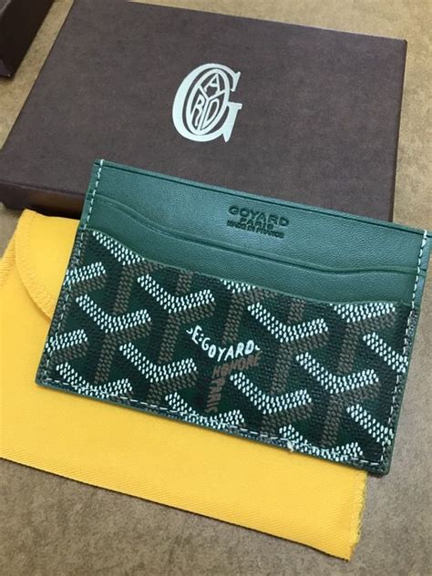 goyard white card holder for sale|goyard card holder men.